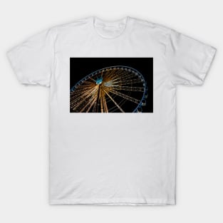 Colorful Ferris Wheel at Night, Niagara T-Shirt